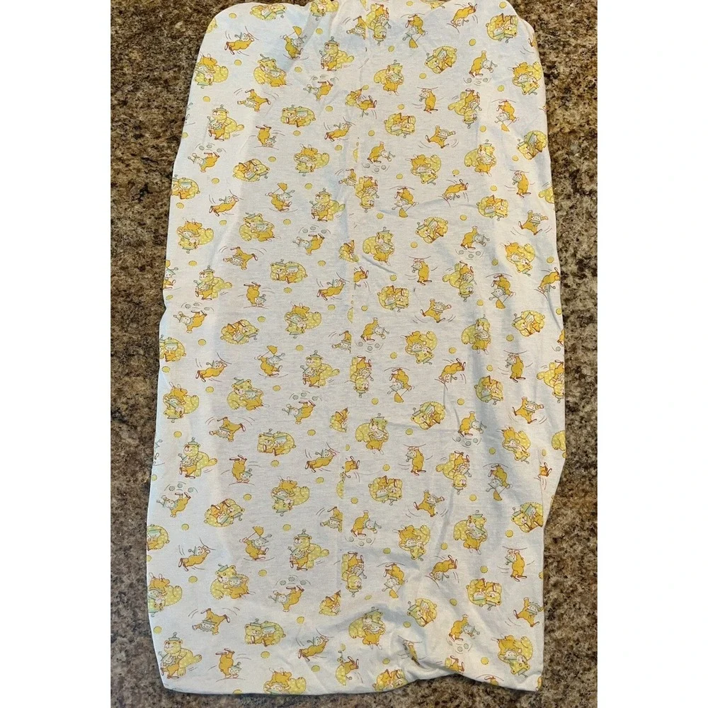 Vintage Carters Matching Baby Blanket & Changing Table Cover Unisex Clown & Bear